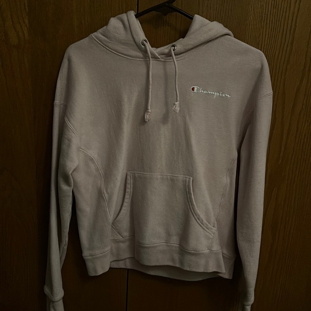 Pink Champion hoodie size small